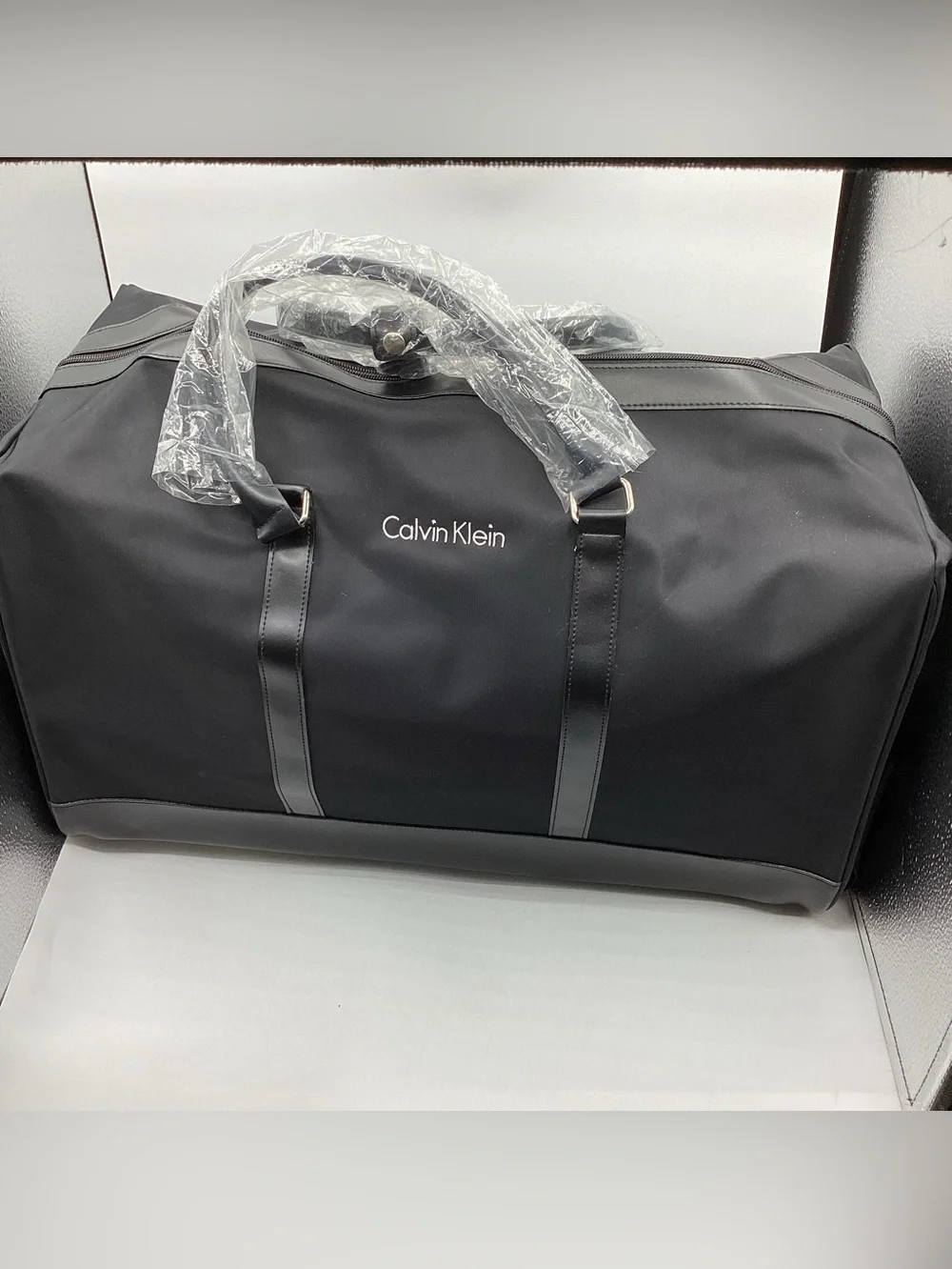 Calvin Klein Black Nylon Duffel Bag- New with Tags